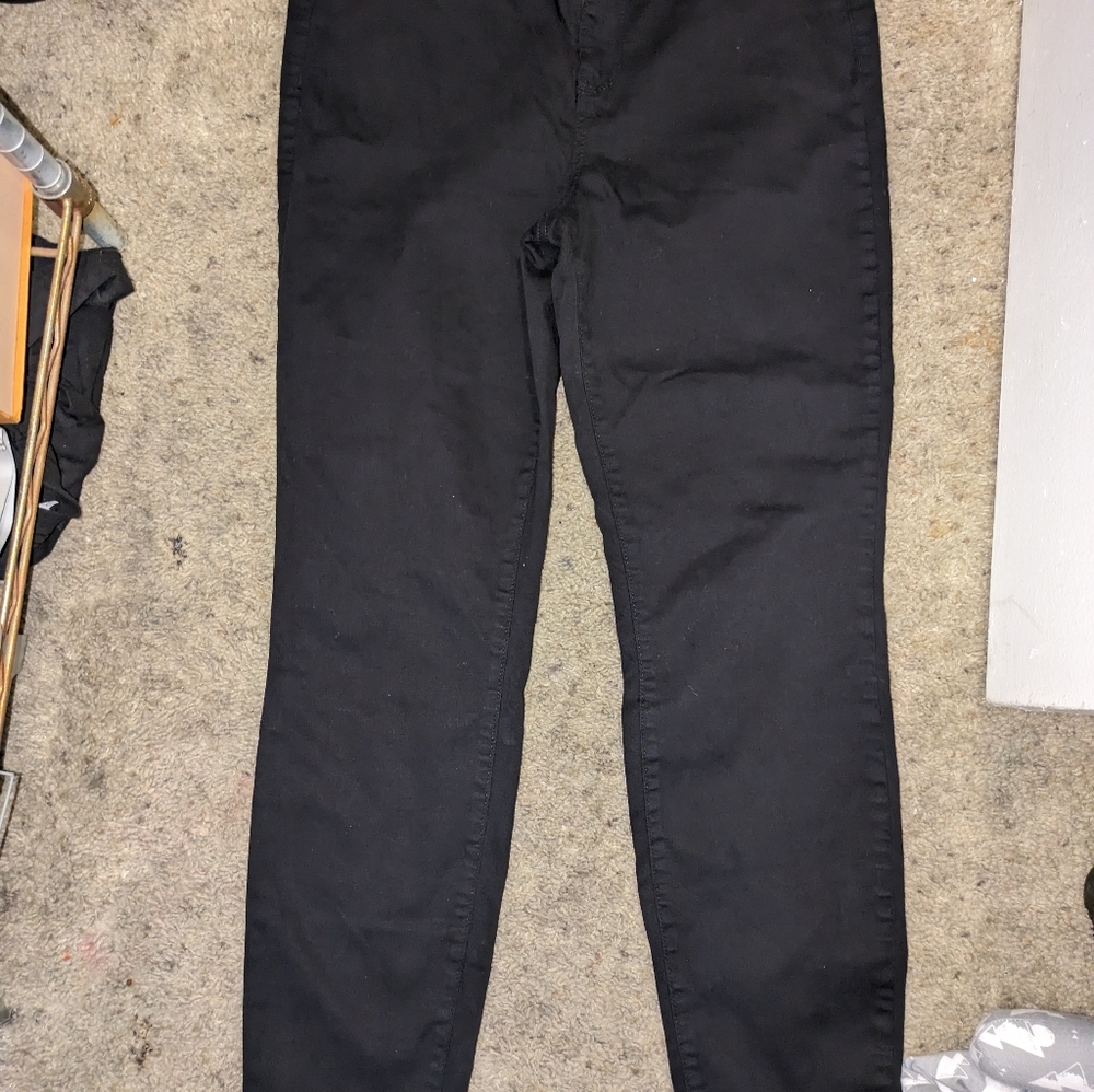 Unisex black jeans
